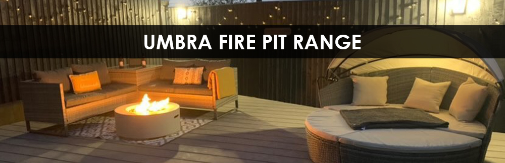 The Umbra Gas Fire Pit Range